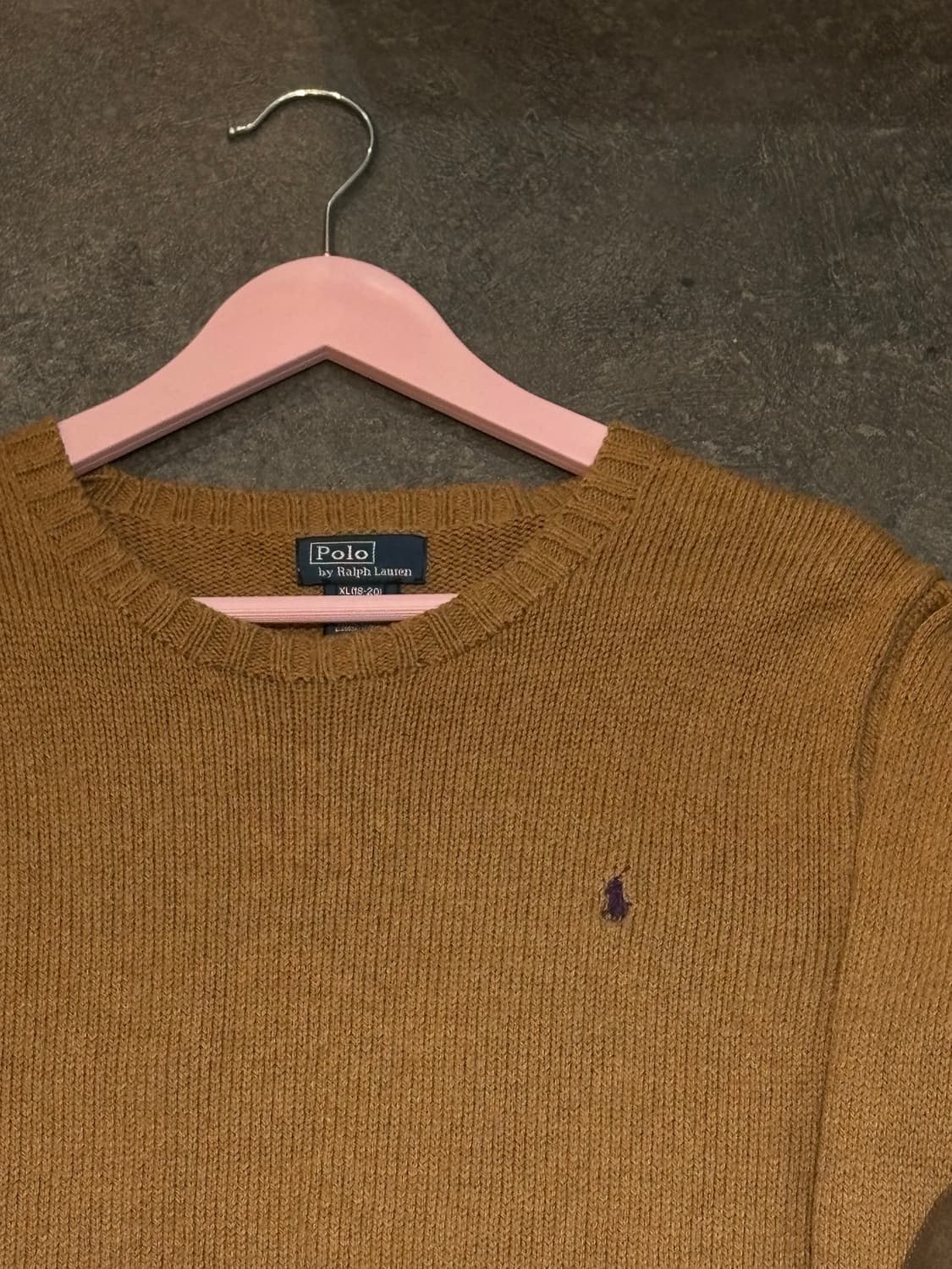 폴로 랄프로렌 엘보우 레더패치 니트 스웨터 상품이미지4