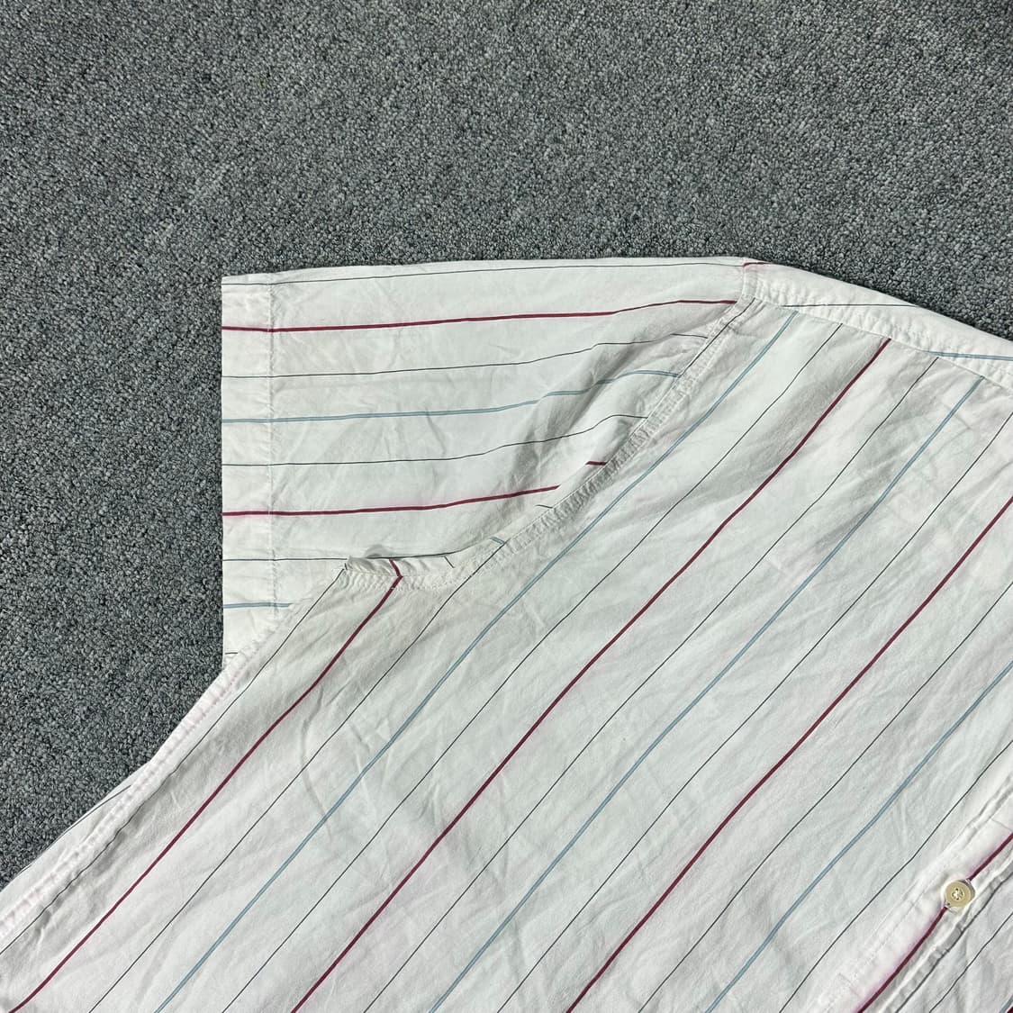 LEVIS 리바이스 스트라이프 하프셔츠(xL/old-7585) 상품이미지3
