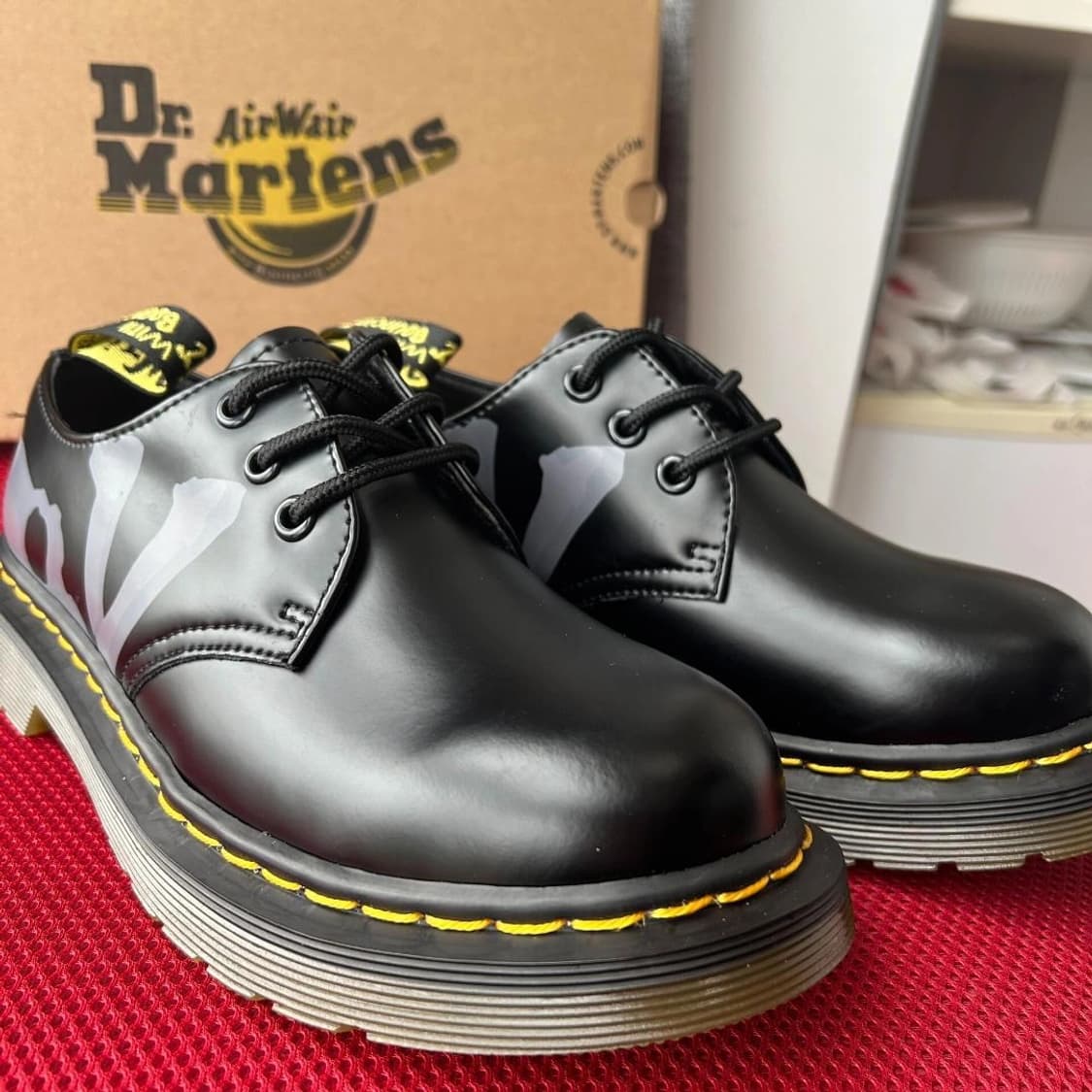 닥터마틴 x 마스터마인드 x 베이프 1461 블랙 280 상품이미지3