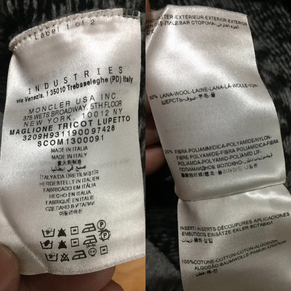 몽클레르 X 화이트 마운티니어링 풀-버튼 후디 니트웨어(M 사이즈) 상품이미지7