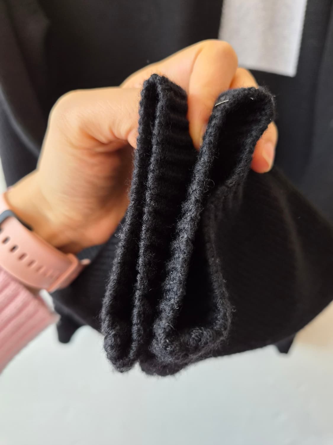 DKNY 남성(여성가능) 루즈핏배색울니트 XL사이즈 상품이미지4