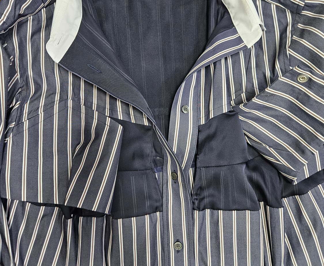 사카이 스트라이프 디테일 셔츠 상품이미지5