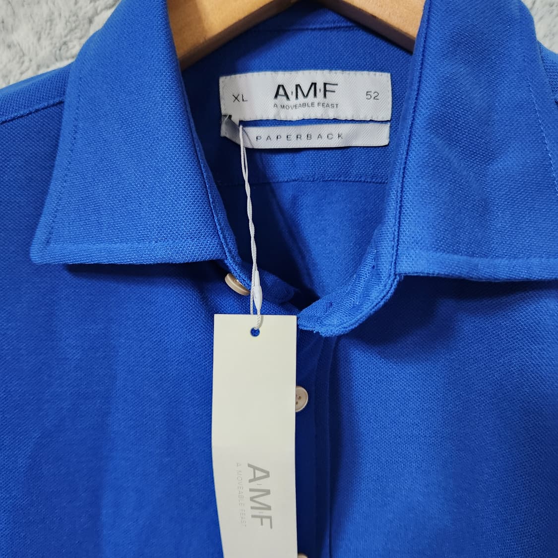  408A [XL] 새상품 암피스트 AMF 프렌치 셔츠 상품이미지2