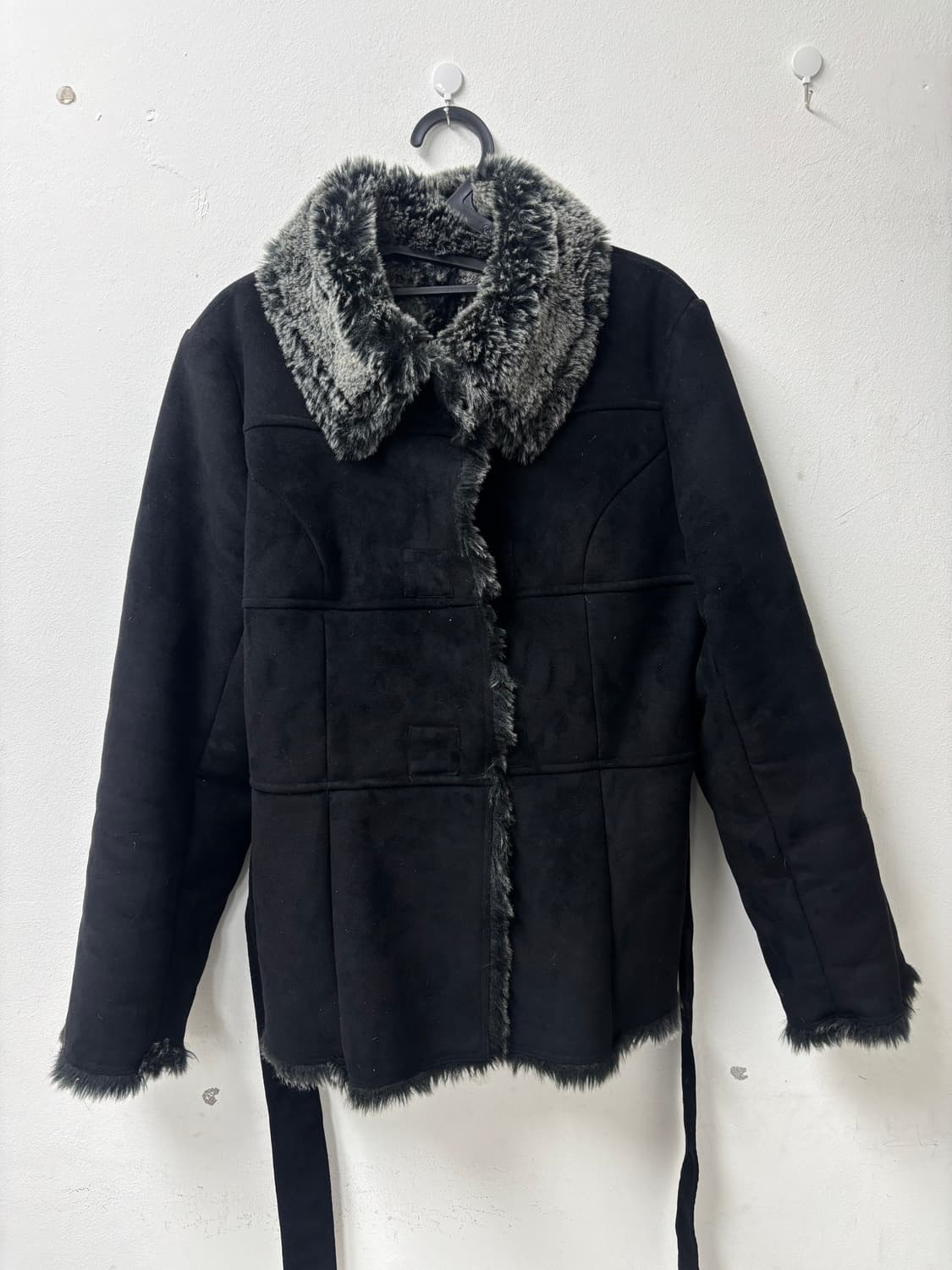 [DEUX]VKEI mood Grey Fur Trimming Jacket 상품이미지5