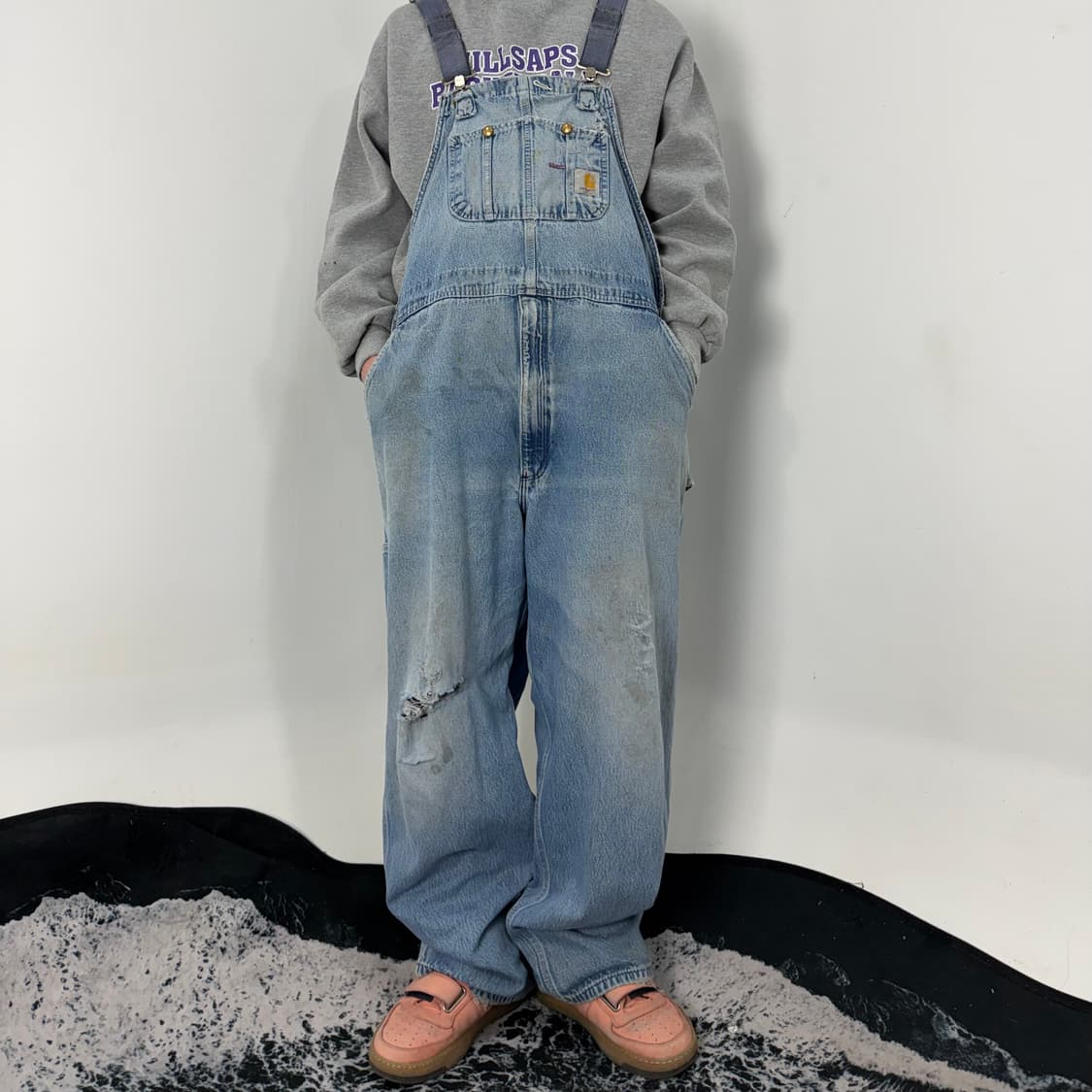 90‘s🇺🇸 Carhartt Work Overall 상품이미지1