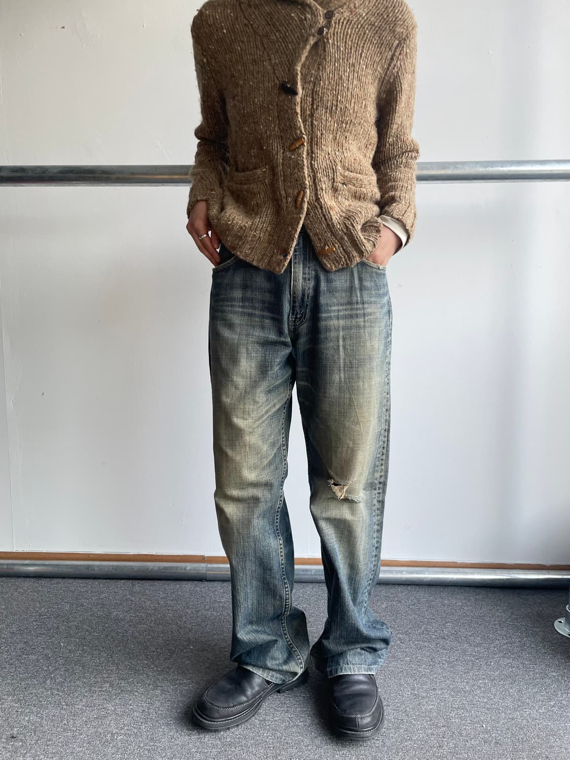 Toggle closure knit 상품이미지10