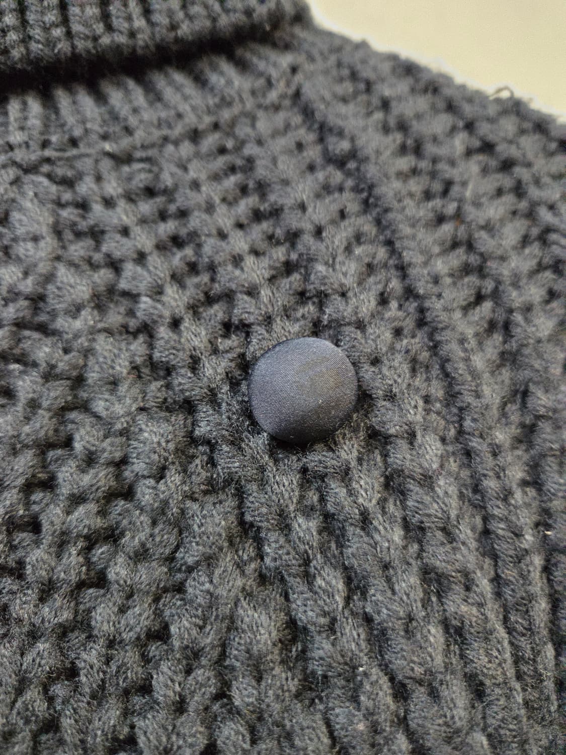 G-STAR네이비 꽈배기 폴라 니트(s) 상품이미지3