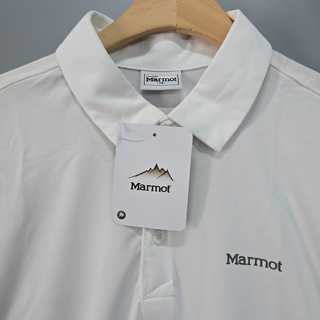 새제품 마모트 MARMOT 반팔 카라 티셔츠 110 상품이미지3
