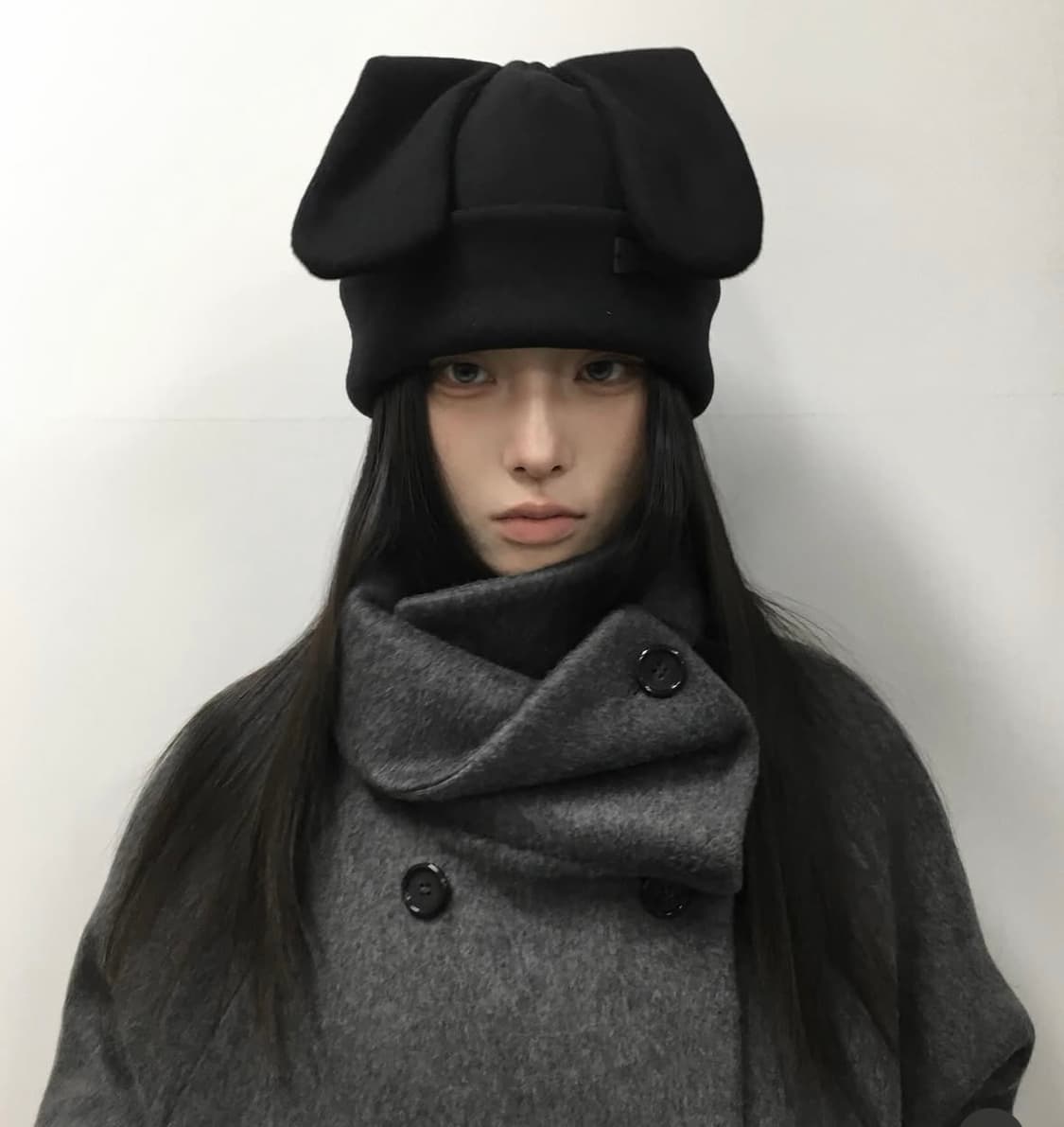 (구해요) 체메씨 버디 비니 블랙 상품이미지1