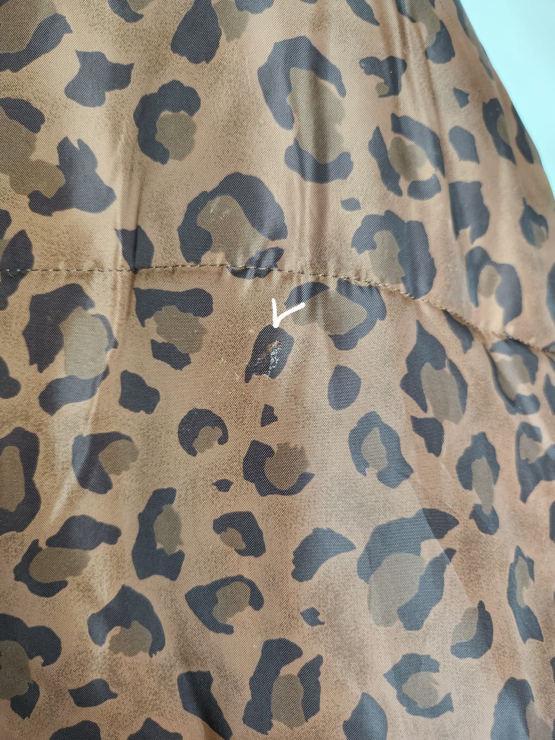 레오파드 후드 패딩 상품이미지10