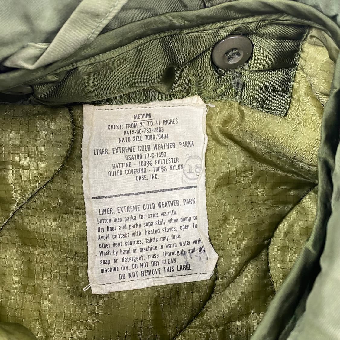 70s-80s US Army M65 피시테일 자켓 (103) 상품이미지5