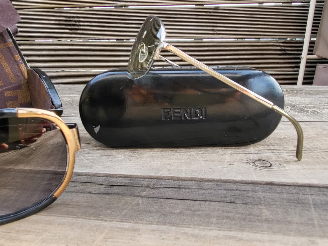 일본구매 정품 펜디 실번 반무테 선글라스 F 상품이미지10