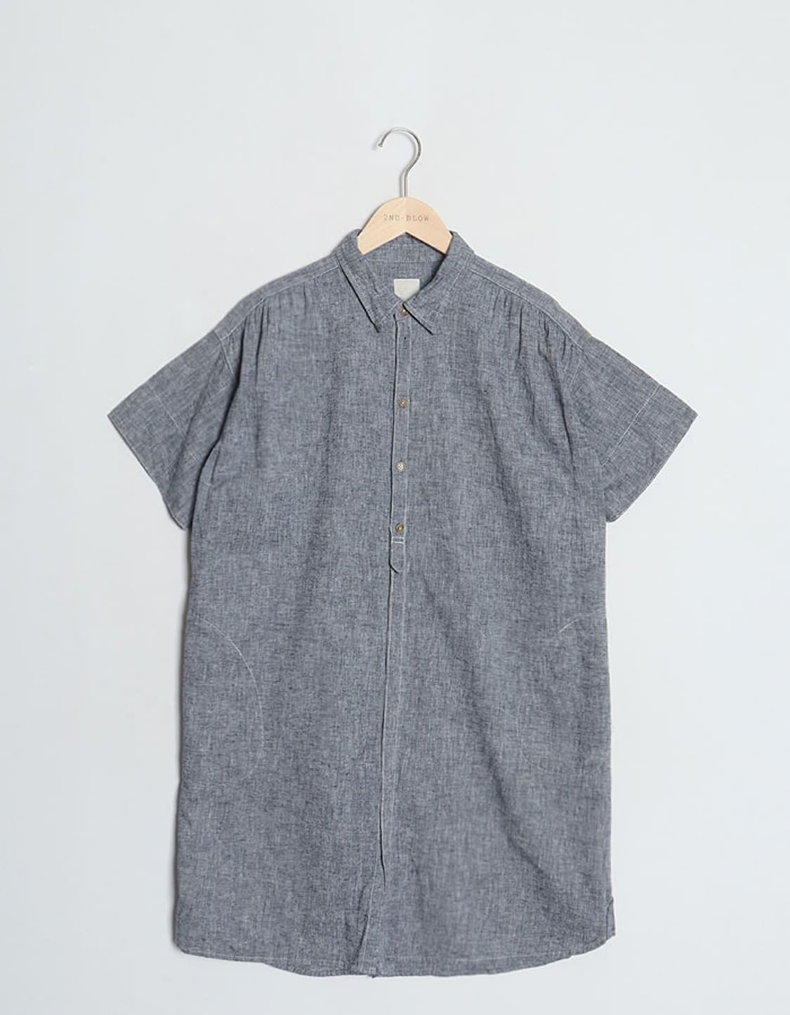 SEA SKY WIND Linen Blend Shirt One-Piece 상품이미지1