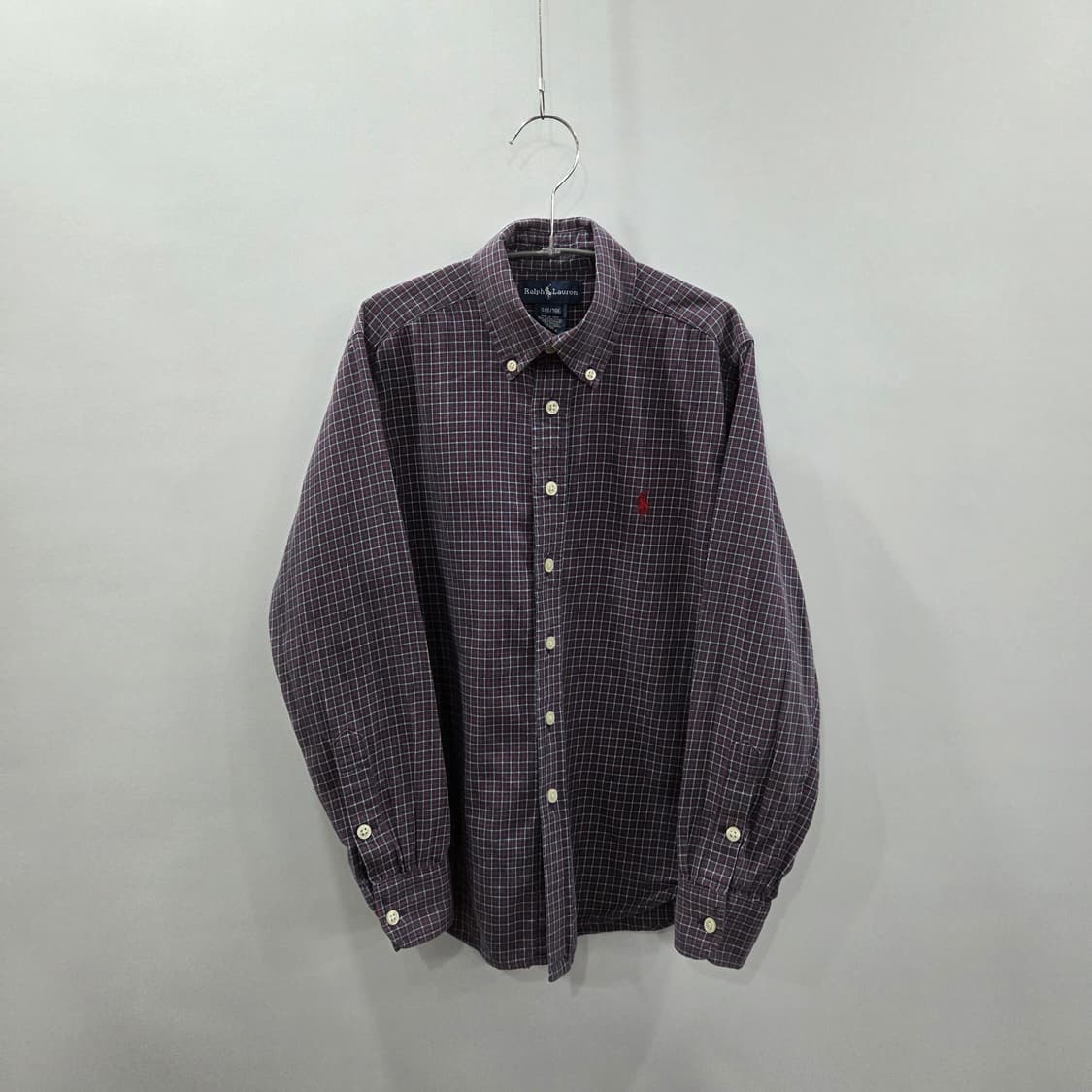 폴로랄프로렌 키즈 버튼다운 체크셔츠 S/8/10  상품이미지1