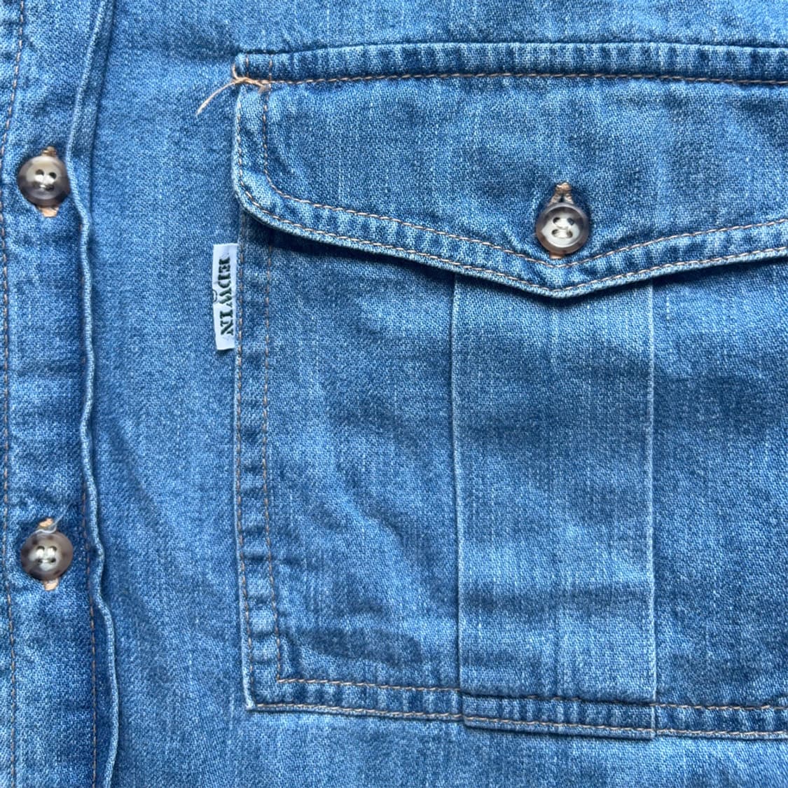 Edwin Japan Denim Work Shirt 상품이미지5