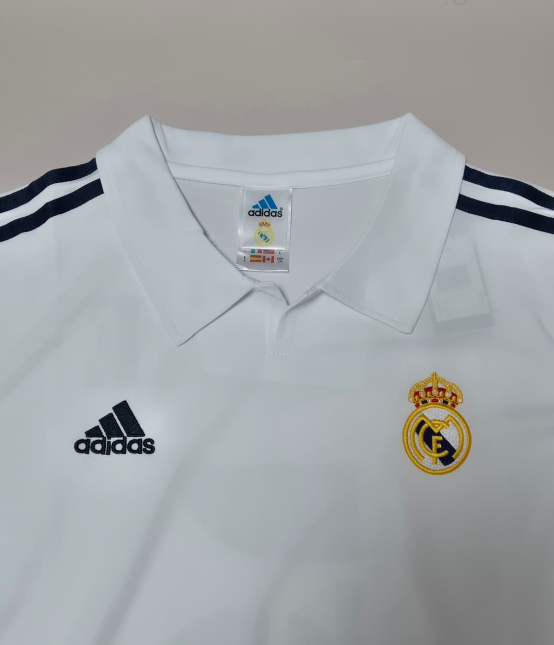 레트로)01-02시즌 지단 레알마드리드 긴팔유니폼 L사이즈 레플리카 상품이미지3