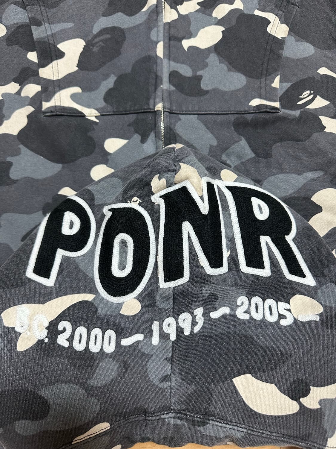 베이프 시티카모 ponr 흑계 야광(XL) 상품이미지9