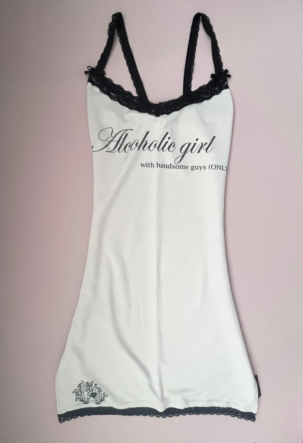 Angelnumber555 엔젤넘버555 알콜 홀릭걸 드레스 원피스 상품이미지1