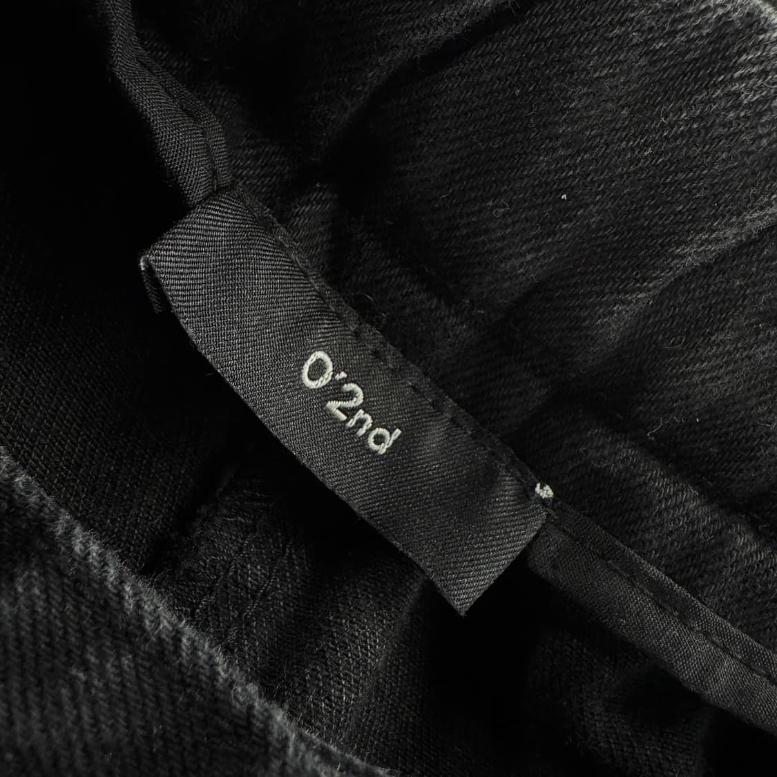 오즈세컨 신형 니트 블록 데님 팬츠 상품이미지3