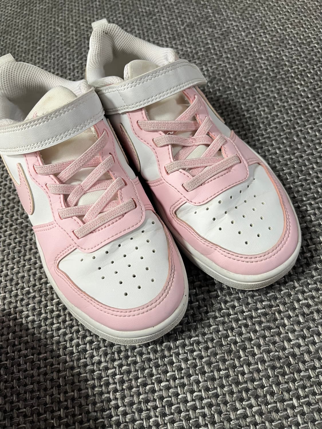 나이키 운동화 핑크/화이트 벨크로 아동화 210 상품이미지6