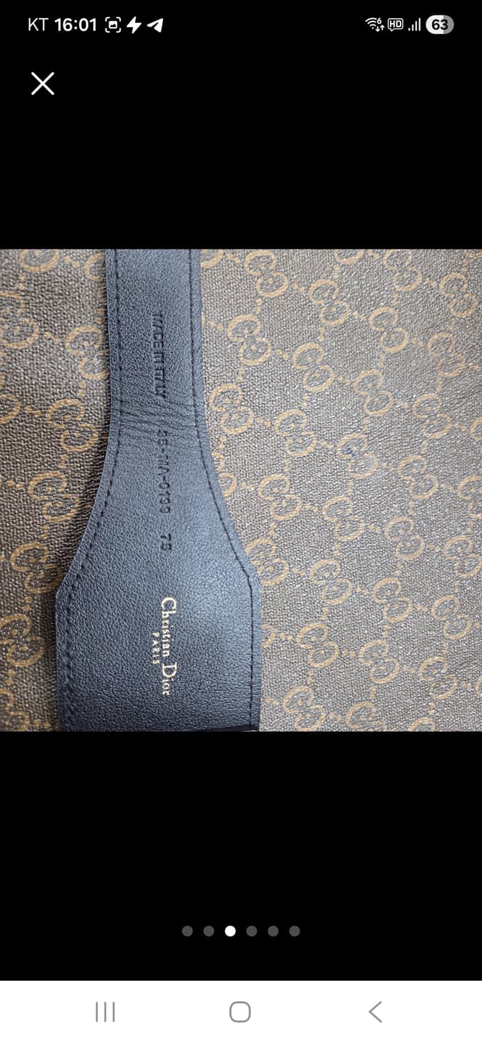 디올 오블리크 벨트 상품이미지4