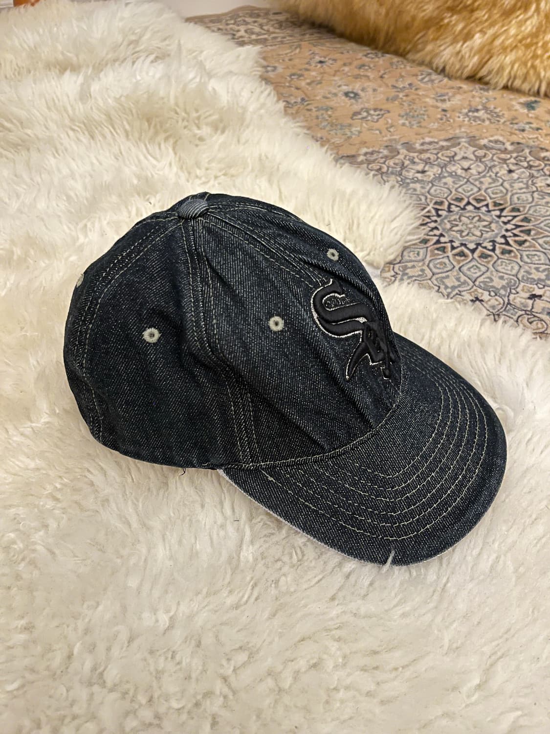 black blue mlb vintage hat 상품이미지2