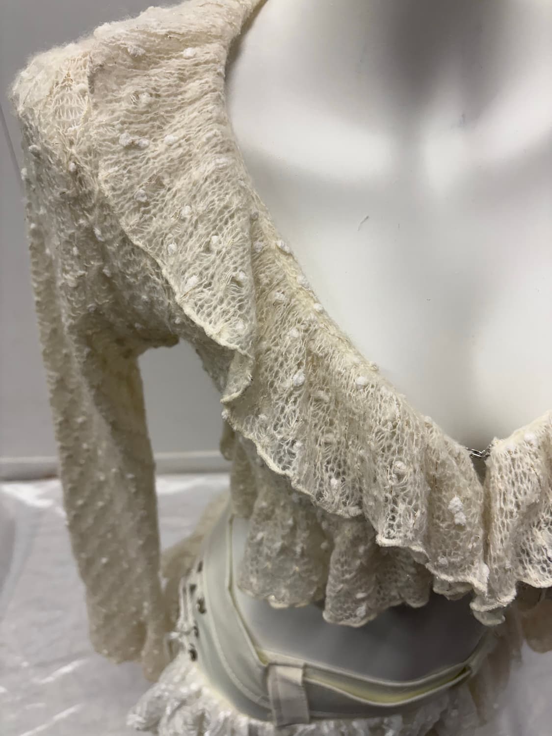 Cecle Mcbee 크롭 가디건 상품이미지3