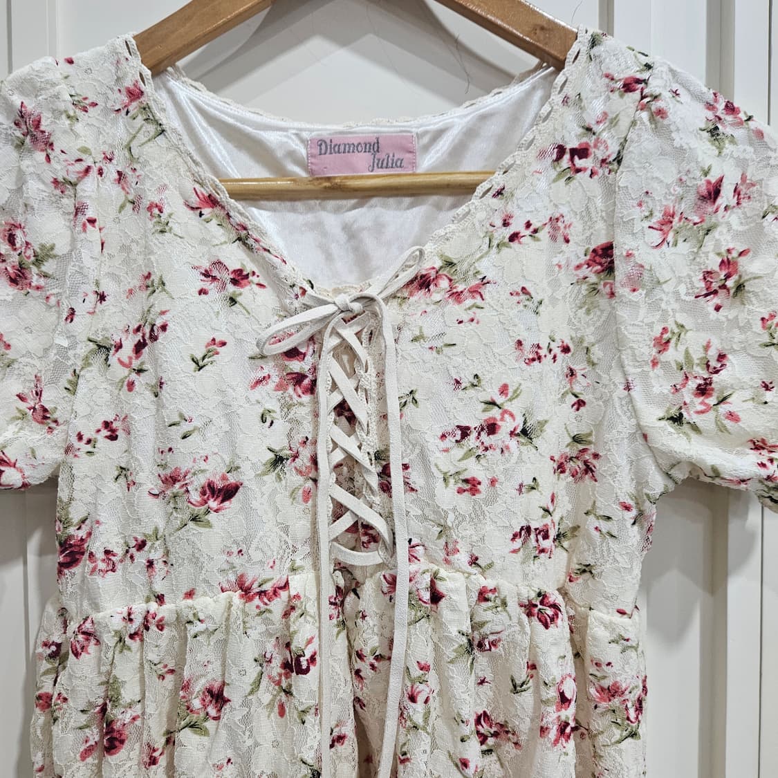 플라워 레이스 코르셋 원피스 상품이미지2