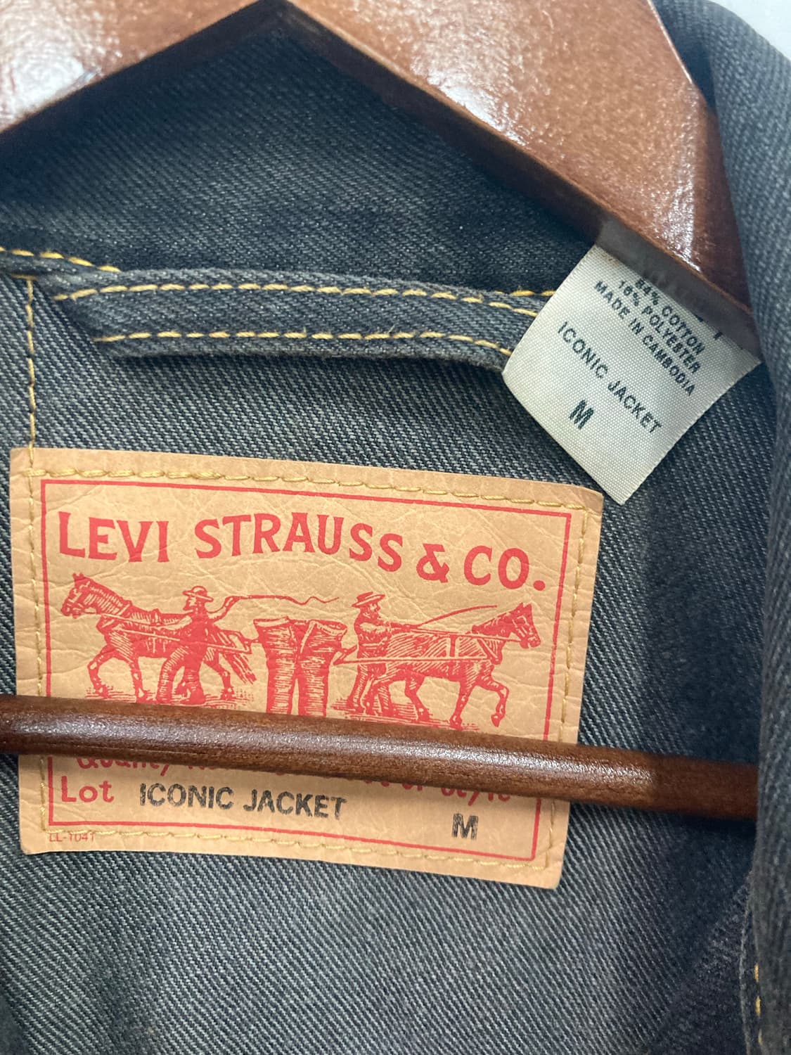 리바이스 흑청 자켓 상품이미지3