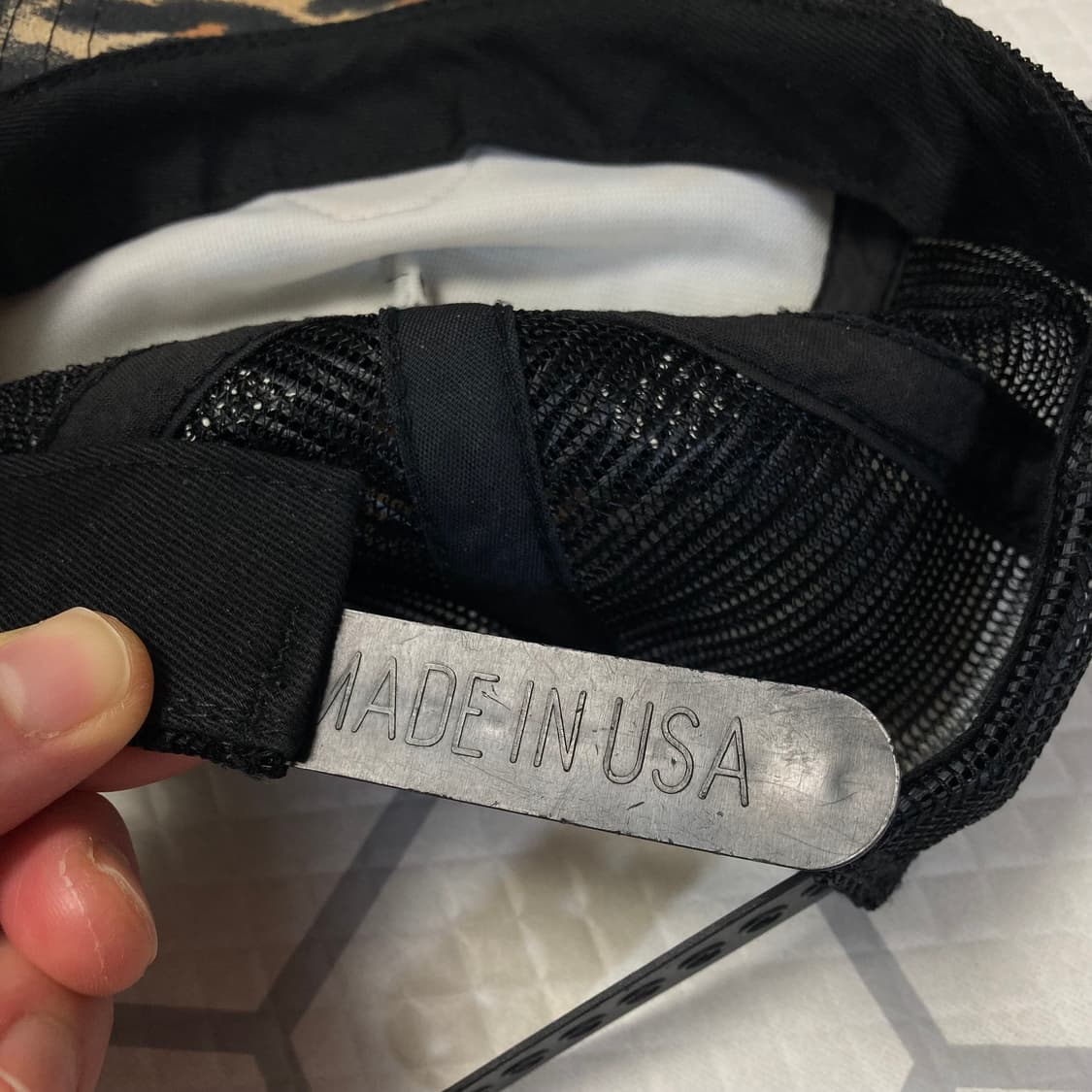 (os) 00s 슈프림 레오파드 트러커캡 블랙 상품이미지7