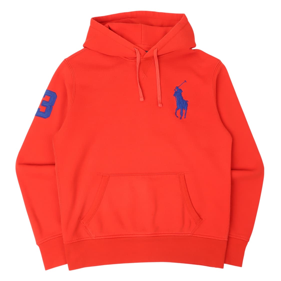 폴로 랄프로렌 레드오렌지 빅포니 후드티 상품이미지1