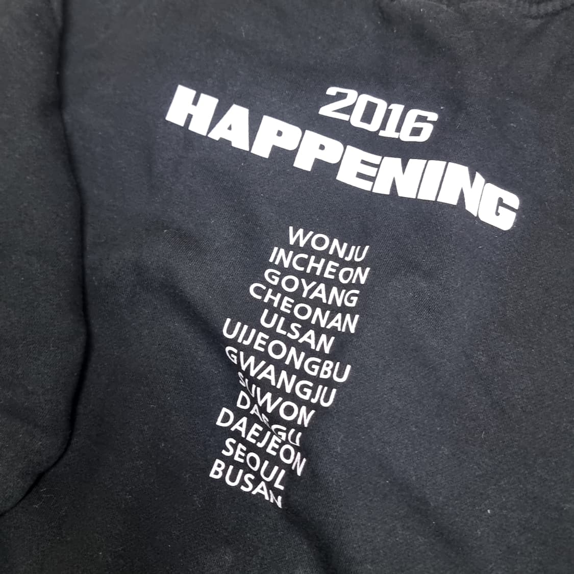 국카스텐 HAPPENING 블랙 맨투맨 티셔츠(95) 상품이미지5