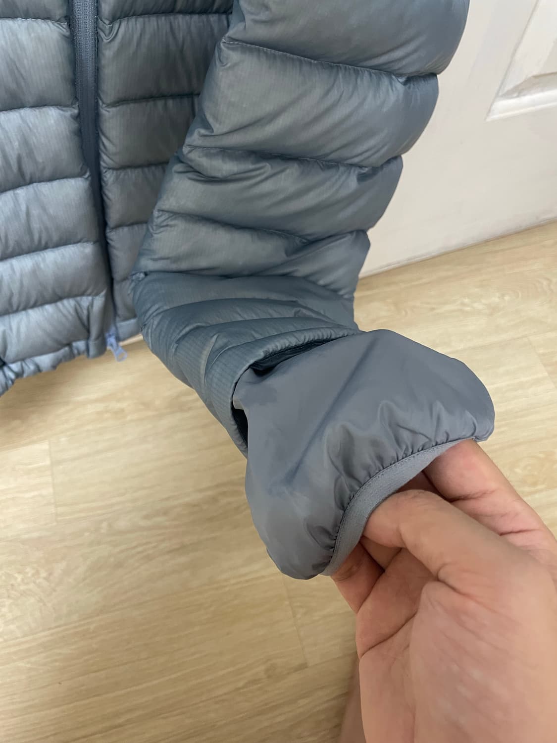 산산기어 서픽스 푸퍼 자켓 스카이 블루 24FW 2사이즈  상품이미지4