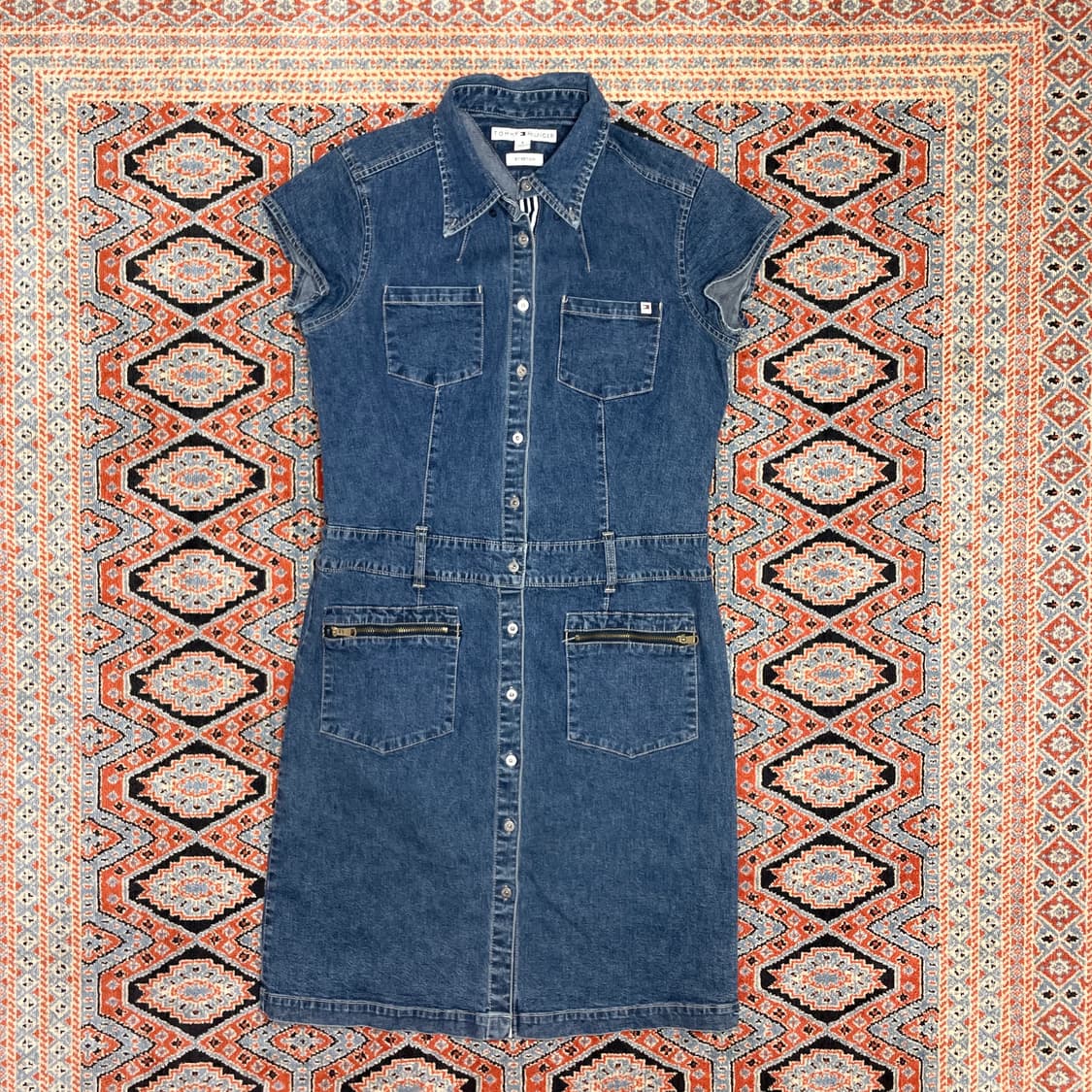 타미힐피거 데님 버튼 원피스 여성8 상품이미지1