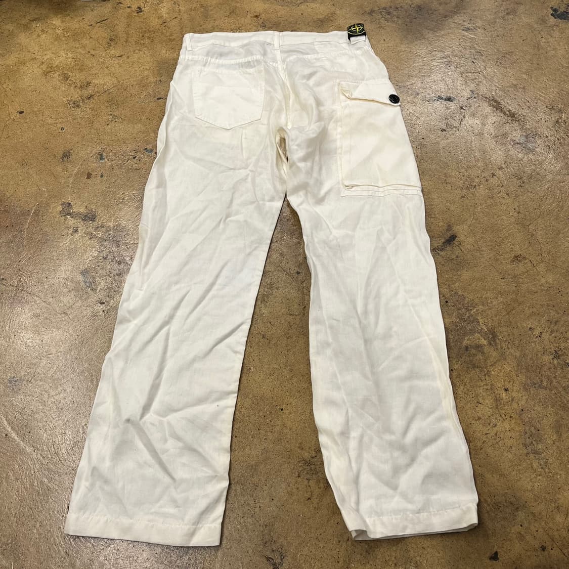 [정품/84-97] 스톤아일랜드 화이트 마 팬츠 b19 상품이미지3