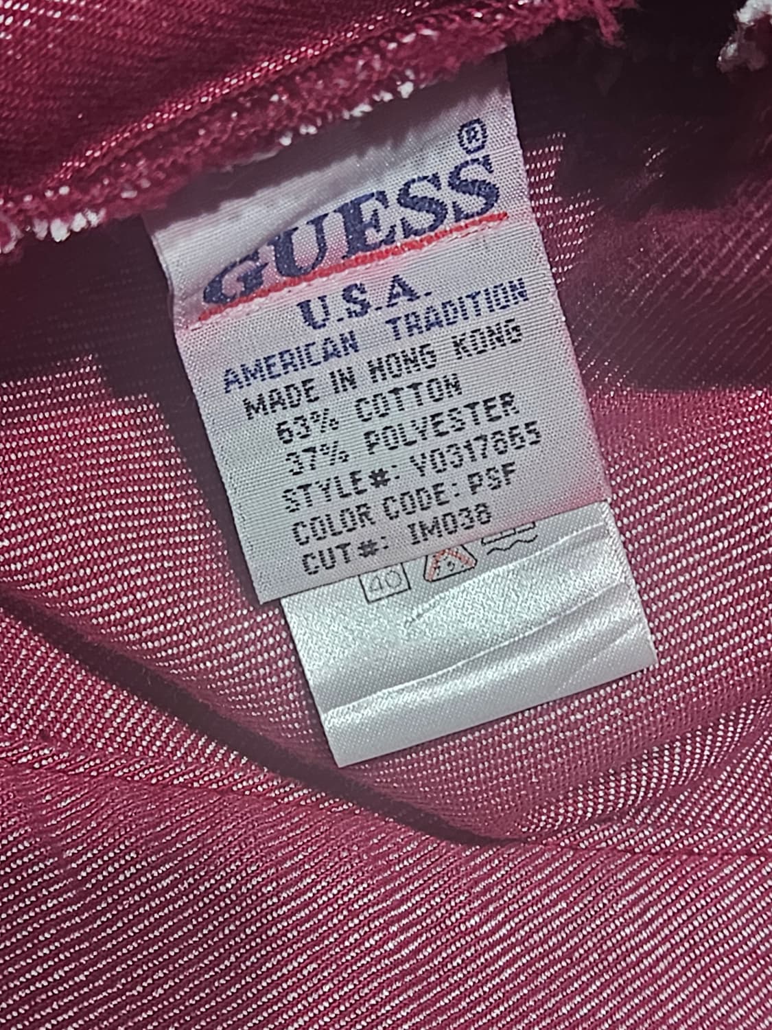게스GUESS 데님 자켓 상품이미지4