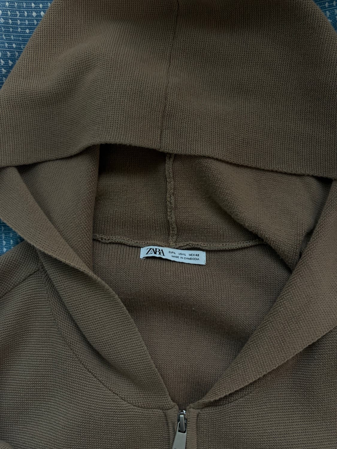 zara 자라 니트 후드집업 L 사이즈 상품이미지3