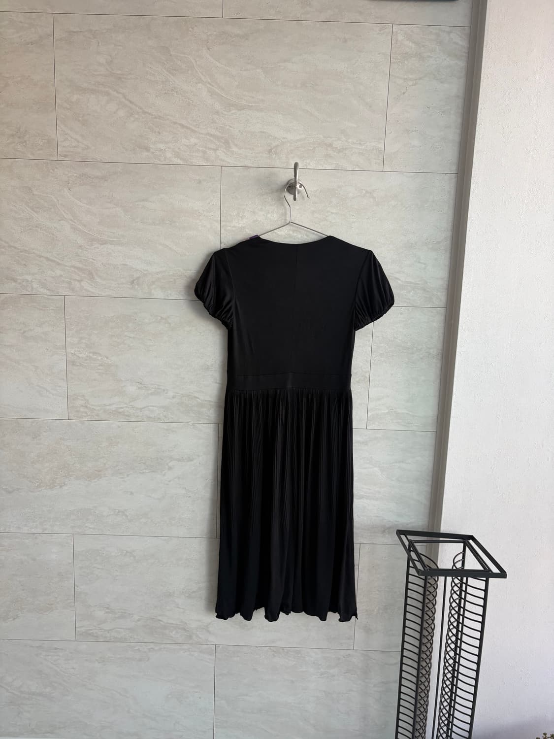 color trim v-neck dress 상품이미지4
