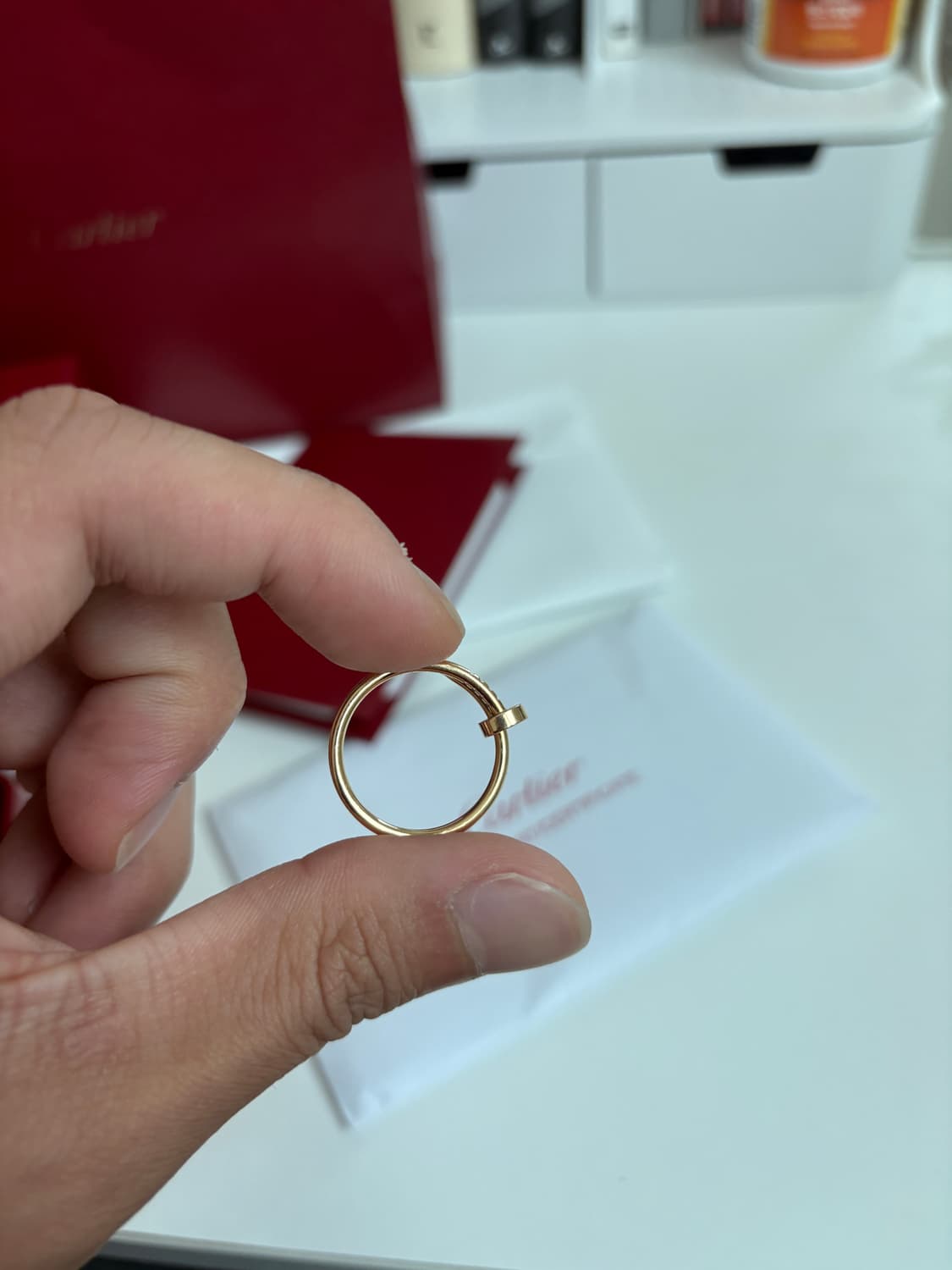 까르띠에 저스트앵끌루 반지 새상품 동일급 판매 상품이미지5