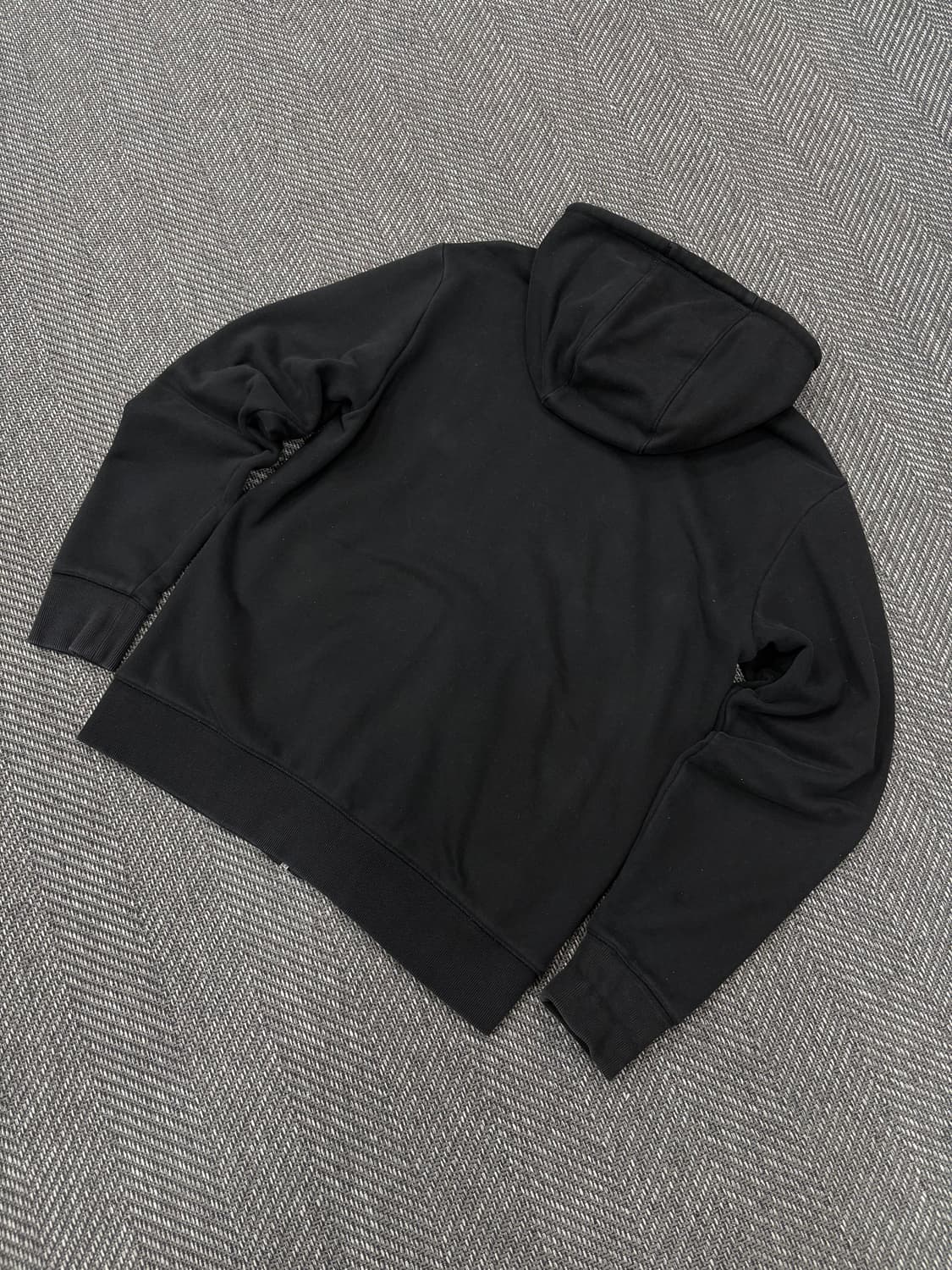 아디다스 레터링 후드집업 블랙 상품이미지7