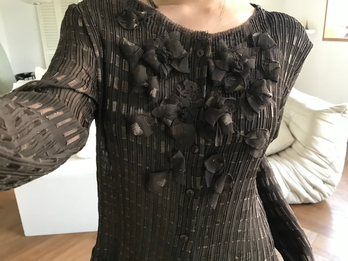 vintage pleats blouse 상품이미지5