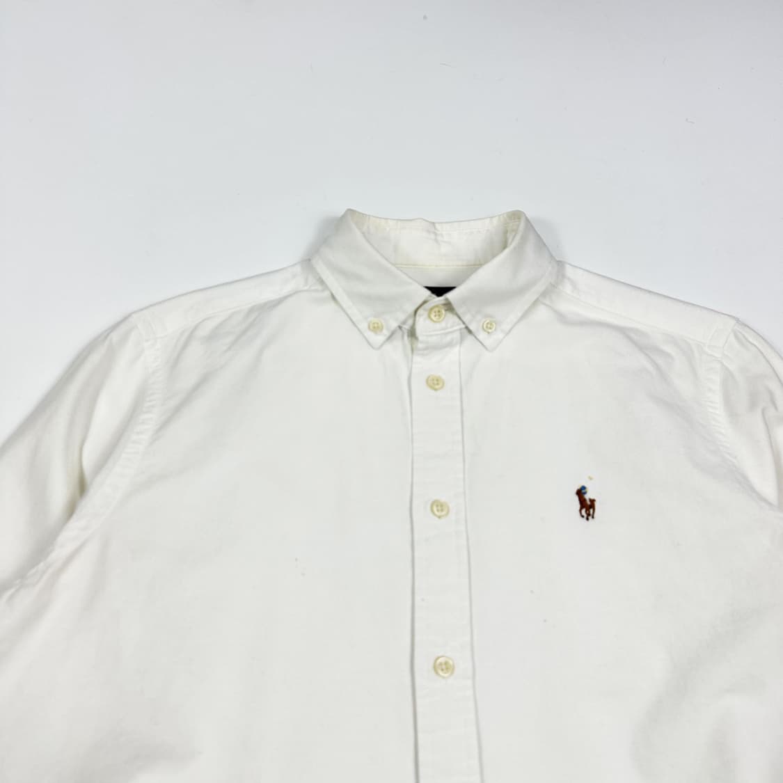 폴로 랄프로렌 포니 클래식 핏 화이트 셔츠 (M 여성추천) 상품이미지1