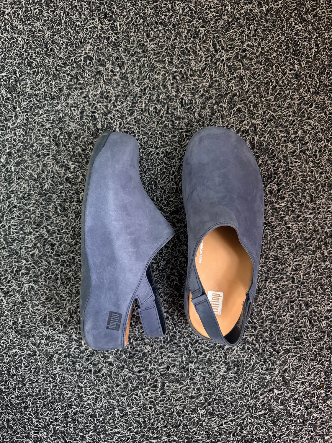 핏플랍(FitFlop) 블루 스웨이드 슬링백 클로그 상품이미지4