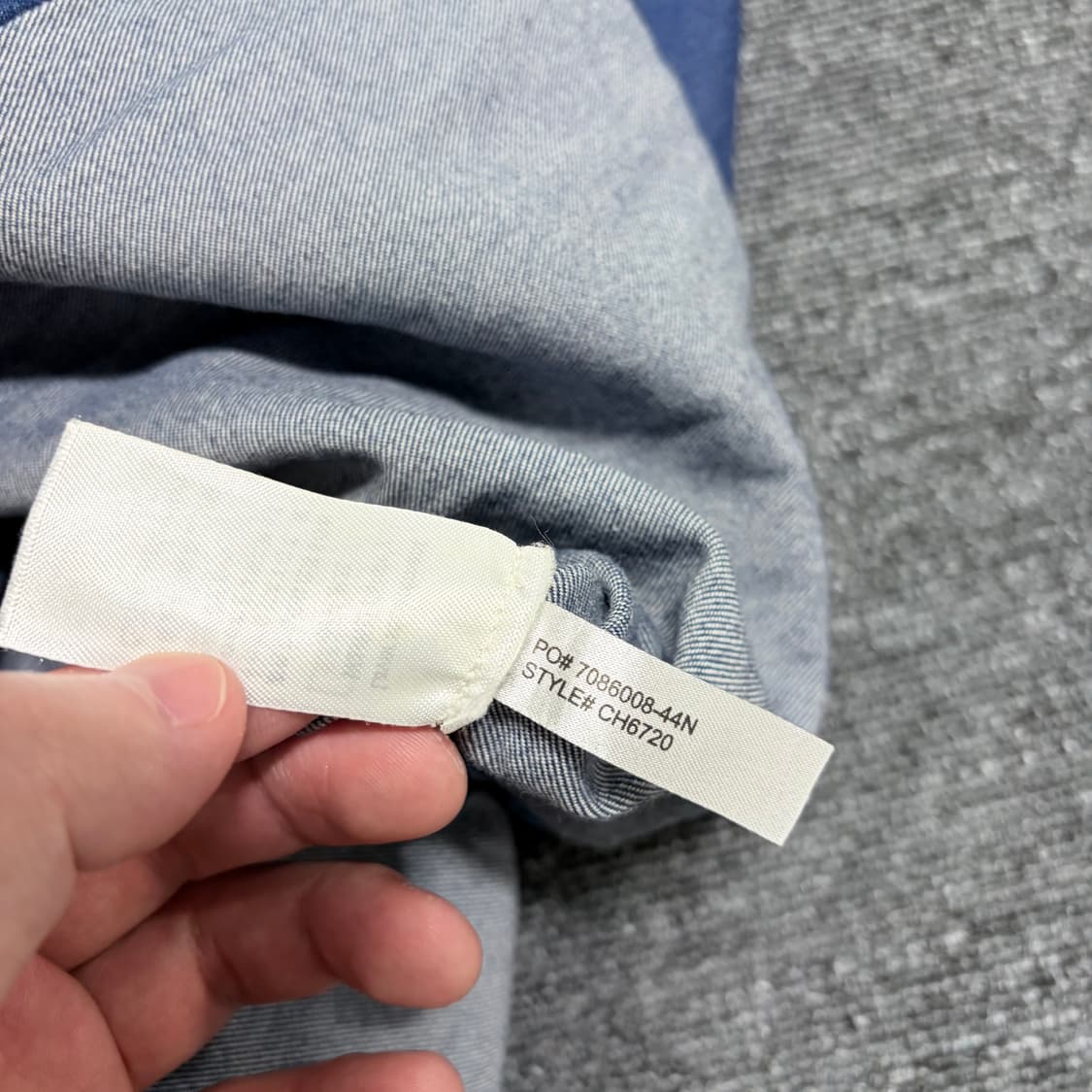 라코스테 투포켓 데님 셔츠 상품이미지6