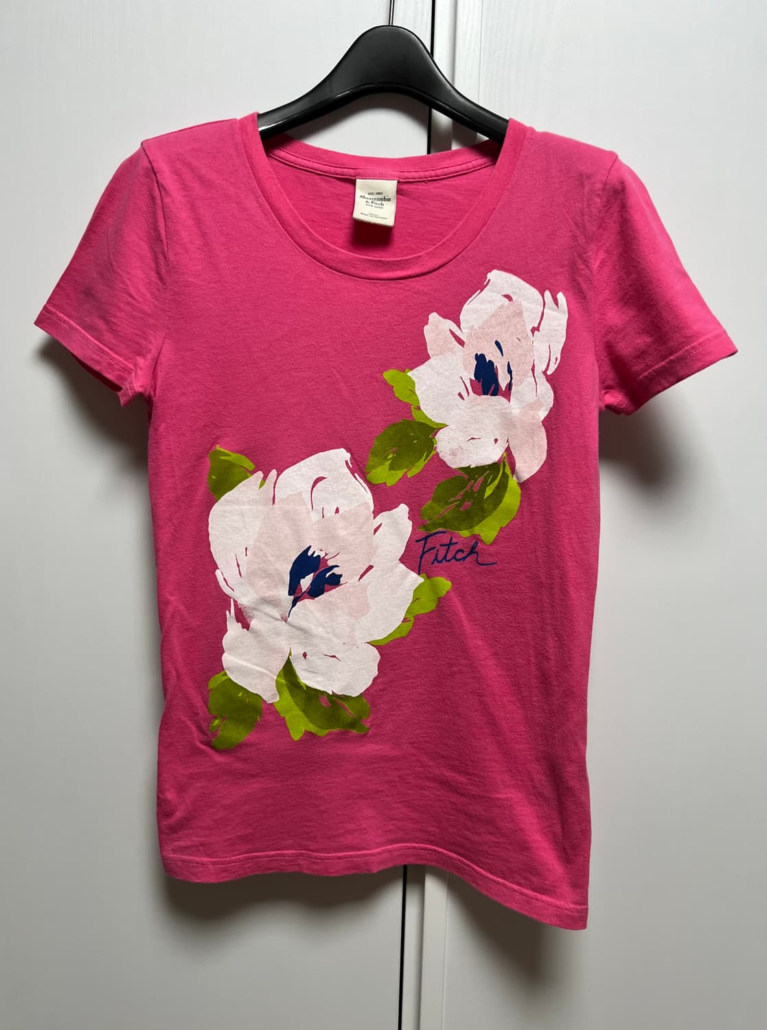 아베크롬비 로고 플라워 티셔츠 상품이미지1