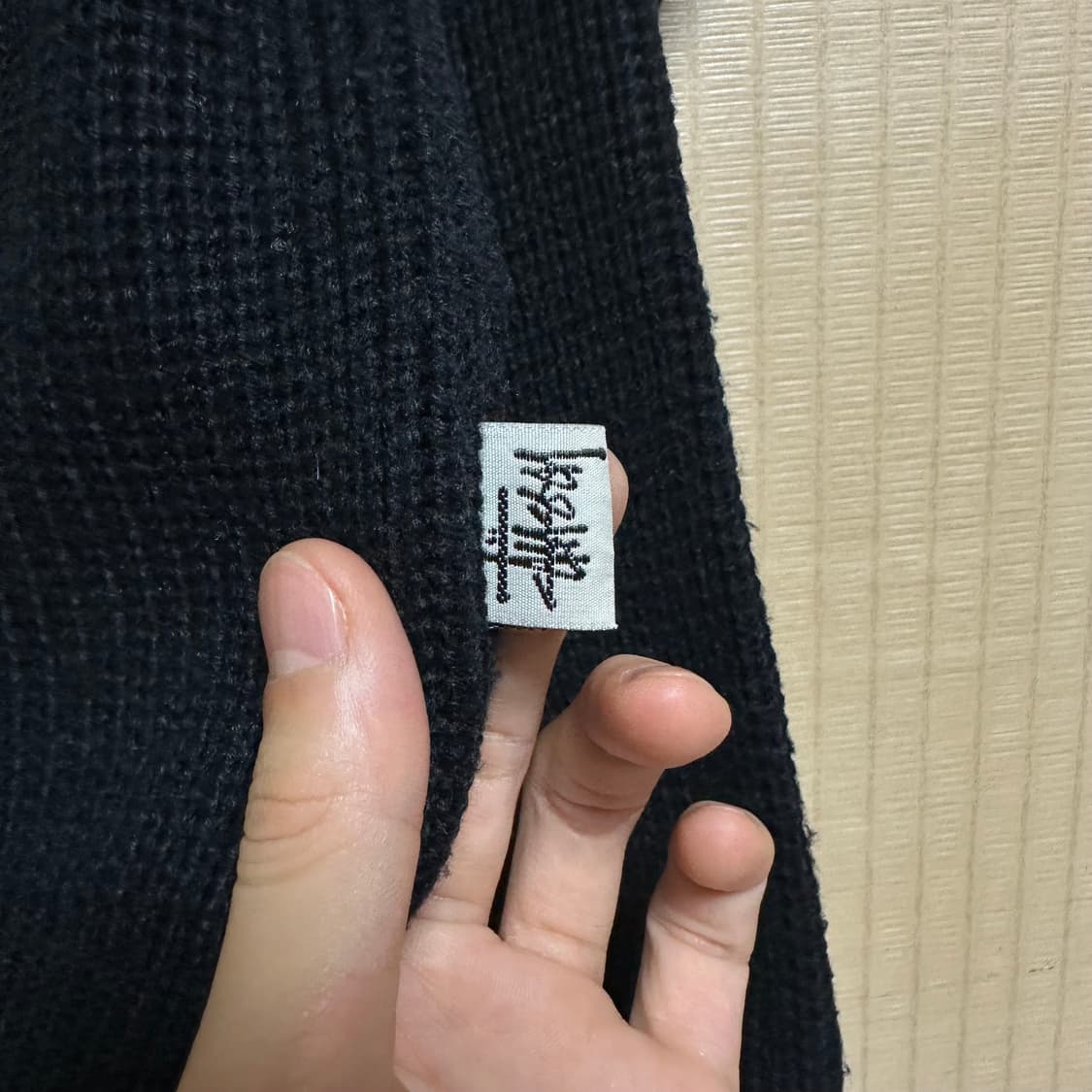 90s 올드 스투시 BIG 4 니트 집업 L사이즈 상품이미지7