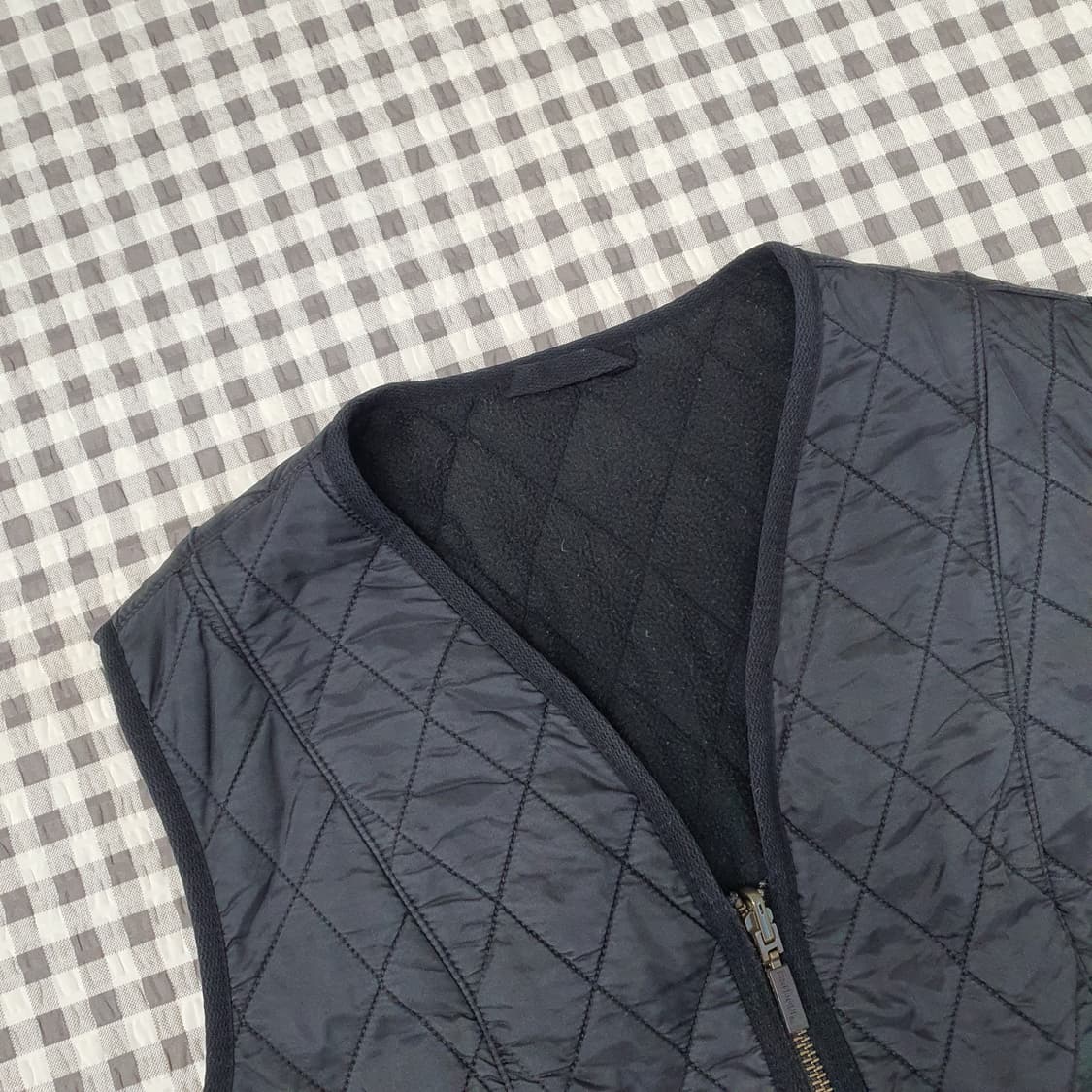 바버 퀼팅 기모 베스트 조끼 남자95 상품이미지2