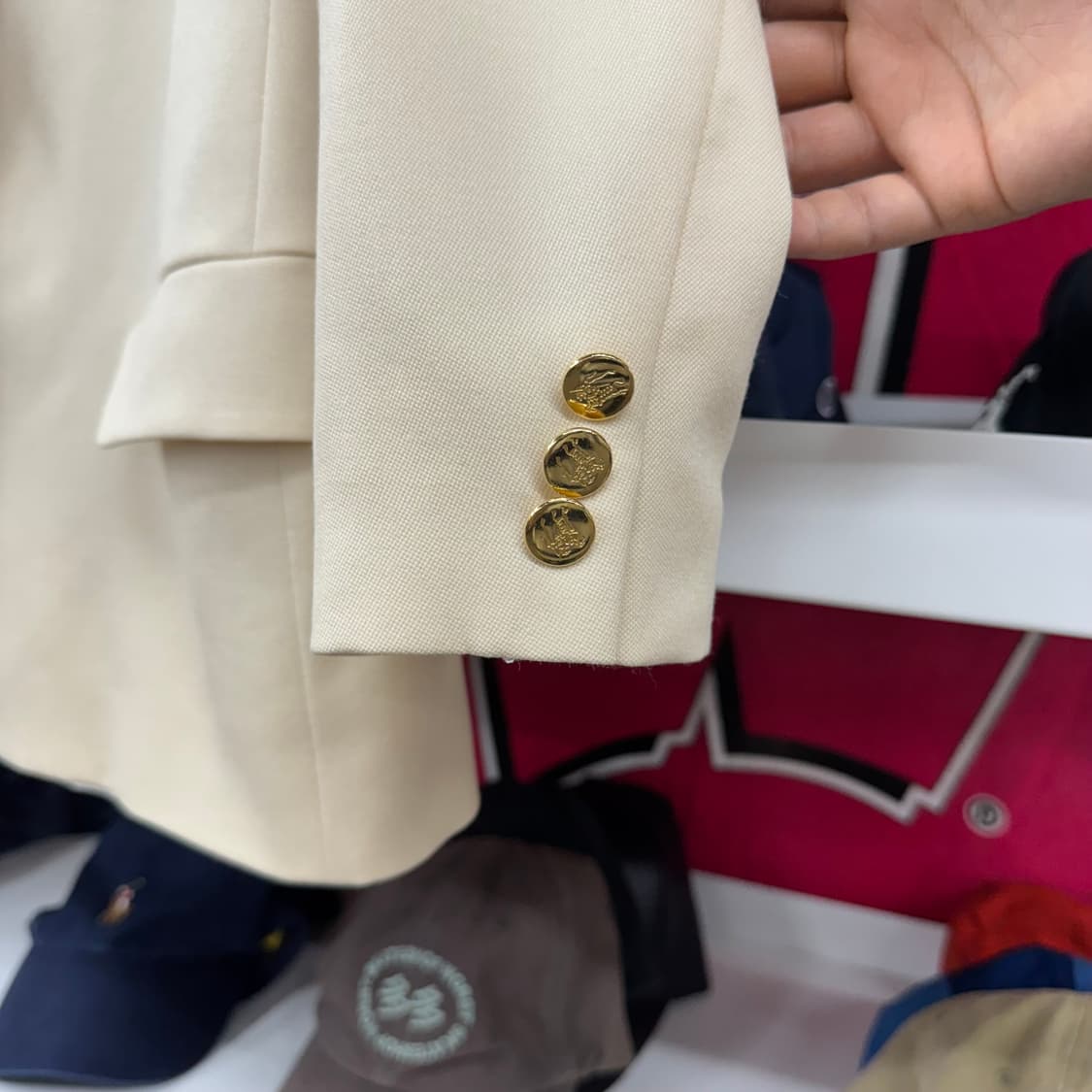 버버리 레이디 금장 블레이저 자켓 made in ENGLAND   상품이미지5