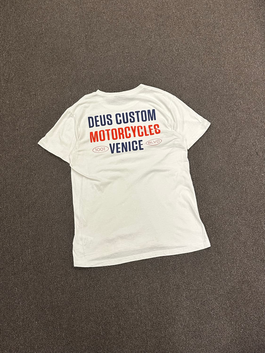 M)Deus vintage 백프린팅 파노라마 반팔 티셔츠 상품이미지4