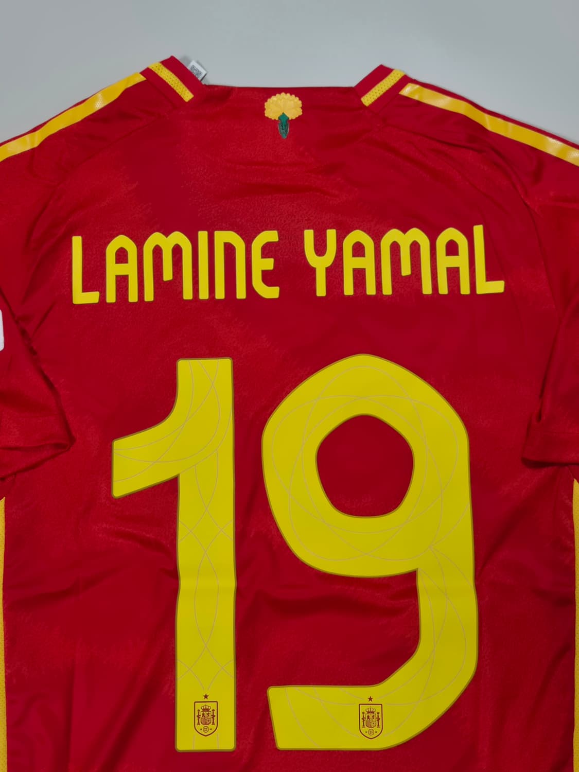 24-25 스페인 국대 라민 야말 유니폼 L(하자있음) 상품이미지6